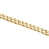 fancy-Armband aus 14-karätigem Gelbgold, 7,50 mm, runder Diamant, Miami Cuban Link, 9 Zoll, 3,62 ct.