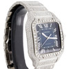 Santos De Cartier Diamond Watch 40mm Stainless Steel Ref. # WSSA0030 16.50 ct.