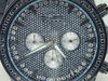 Herrenuhr JOJINO / JOJO / JOE RODEO mit schwarzen Diamanten, Cursh-Zifferblatt, 2,25 ct, 46 mm, pj1170
