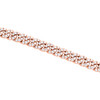 14K Rose Gold Round Diamond 6mm Miami Cuban Chain 20" Pave Necklace 12.20 CT.