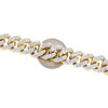 statement-Armband aus 10-karätigem Gelbgold mit rundem Diamant, Miami Cuban Link, 14 mm, 9,70 ct.