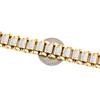 10K Yellow Gold Round Diamond Jubilee Link 13mm Statement Pave Bracelet 2 CT.