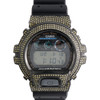 Reloj G-Shock con diamantes amarillos reales Caja personalizada Casio modelo 6900 5 ct.