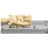 10K Yellow Gold Round Diamond Bulldog Dog Breed Pendant 1.65" Pave Charm 1.27 CT