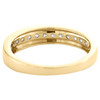 10-Karat-Gelbgold-Diamant-Trio-Set, Kreis-Halo-Brautset + Ehering 1,50 ct.