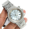 Men's Diamond Watch Joe Rodeo Master JJM76 4.75 Ct Illusion White Dial