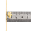 ausgefallene Gliederkette aus 14 Karat Gelbgold, Statement-Fußkettchen mit Elefantenanhänger, 10 mm, 9 Zoll + 1 Zoll Außenlänge
