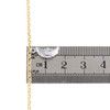 14K Tri-Color Gold Fancy Link Chain Statement 16mm Multi Charm Anklet 9"+ 1" Ext