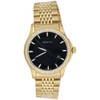 Gucci Ya126402 Diamond Watch Black Dial 38mm Stainless Steel Gold PVD 1.75 Ct.