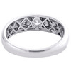 10K White Gold Solitaire Diamond Men's Wedding Band Anniversary Ring 1/4 Ct.