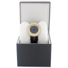 Mens YA114207 I-Gucci Digital White Diamond Watch Yellow Steel Case & Bezel 4 CT