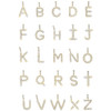pendentif initial en or jaune 10 carats avec véritable diamant, breloque lettre à maillons cubains | De A à Z