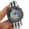 Men's Diamond Watch Joe Rodeo Classic JCL40(W) 1.75 Ct World Map Dial