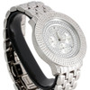 Mens IceTime Diamond Band Watch 3 Row Bezel 48mm Case Illusion Dial Prince 4 CT.