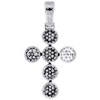 10K White Gold Round Diamond Religious Cross Pendant 1.90" Statement Charm 2 CT. 10K White Gold Round Diamond Religious Cross Pendant 1.90" Statement Charm 2 CT.