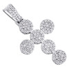 10K White Gold Round Diamond Religious Cross Pendant 1.90" Statement Charm 2 CT. 10K White Gold Round Diamond Religious Cross Pendant 1.90" Statement Charm 2 CT.