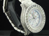 Brand New Mens Breitling Super Avenger 1 Row Big Diamond Custom Watch 22.55 Ct.