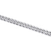 Sterling silver moissanite 6 mm miami cubansk länk halsband 20" kedja 3,01 ct.