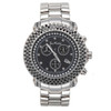 Men's Diamond Watch Joe Rodeo Junior JJU45 6.00 Ct Black Illusion Dial