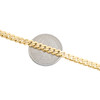 10K Yellow Gold High Polish 5mm Monaco / Cuban Link Chain Statement Necklace 16"