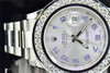 Mens Brand New Rolex DateJust II 41MM Ref. 116334 Channel Set Diamond Watch 6 CT