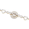 10K Yellow Gold Diamond Women's Heart & Infinity Link Tennis 7" Bracelet 1 CT