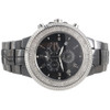 Mens Diamond Watch IceTime Joe Rodeo JoJo Black Ceramic Chronograph 1.50 Ctw.