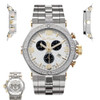 Men's Diamond Watch Joe Rodeo Phantom JPTM23 2.25 Ct Chronograph White Dial