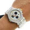 Men's Diamond Watch Joe Rodeo Phantom JPTM23 2.25 Ct Chronograph White Dial