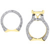 Diamond Bridal Set Ladies 10K Yellow Gold Engagement Ring Wedding Band 1.40 Tcw.