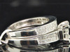 Diamond Princess Cut Bridal Engagement Ring Set White Gold Wedding Band 1.50 Ct.