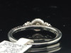Ladies 10K White Gold Diamond Engagement Ring Wedding Band Bridal Set 0.30 Ct.