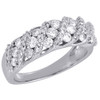Diamond Wedding Band 10K White Gold Round Cut Ladies Anniversary Ring 1 Ct.