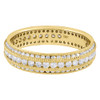 10K Yellow Gold Diamond Eternity Wedding Band Milgrain Anniversary Ring 1 Ct.