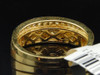 Ladies 14K Yellow Gold .77 Ct. Princess Cut Diamond Engagement Ring Bridal Set