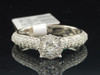 Diamond Engagement Ring 14K White Gold Solitaire Round Cut 1.37 Ct