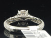 Diamond Engagement Ring 14K White Gold Solitaire Round Cut 1.37 Ct