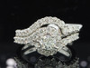 Solitaire Diamond Engagement Bridal Ring Set White Gold Wedding Band 1.89 Ct.