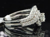 Solitaire Diamond Engagement Bridal Ring Set White Gold Wedding Band 1.89 Ct.