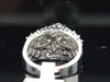 Ladies 14K White Gold Diamond Engagement Ring Flower Wedding Bridal 3.00 Ct.
