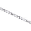 10K White Gold Genuine Diamond Unisex 4mm Miami Cuban Link 7" Bracelet 1.95 CT