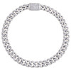 10K White Gold Genuine Diamond Unisex 6mm Miami Cuban Link 7" Bracelet 2.75 CT