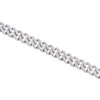 10K White Gold Genuine Diamond Unisex 6mm Miami Cuban Link 7" Bracelet 2.75 CT