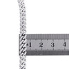 10K White Gold Genuine Diamond Unisex 6mm Miami Cuban Link 7" Bracelet 2.75 CT