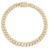 10K Yellow Gold Genuine Diamond Unisex 6mm Miami Cuban Link 7" Bracelet 2.75 CT