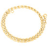 Real 10K Yellow Gold Diamond Cut Rice Bead Ball Chain 2mm Necklace 16-20 Inches
