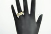 Solitaire Diamond Bridal Set 14K Yellow Gold Engagement Ring Wedding Band 1 Ct