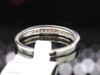 14k White Gold Round Cut Diamond Wedding Band Anniversary Ring 0.15 Ct.