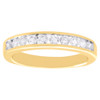 14K Yellow Gold Channel Set Diamond Wedding Band 3.75mm Anniversary Ring 0.50 CT