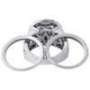 14K White Gold Natural Yellow Diamond Bridal Set 3 Piece Engagement Ring 4 Ct.